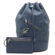 Pre-owned Leather shoulder-bags Loewe Pre-owned , Blue , Dames