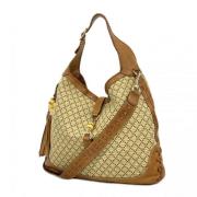 Pre-owned Canvas gucci-bags Gucci Vintage , Beige , Dames