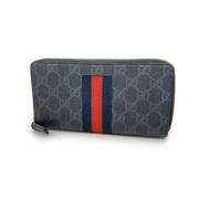 Pre-owned Fabric wallets Gucci Vintage , Black , Dames