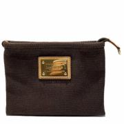 Pre-owned Canvas clutches Louis Vuitton Vintage , Brown , Dames