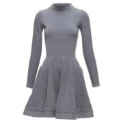 Pre-owned Wool dresses Alaïa Pre-owned , Gray , Dames