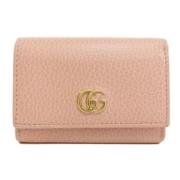 Pre-owned Leather wallets Gucci Vintage , Pink , Dames