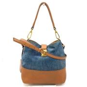 Pre-owned Canvas shoulder-bags Miu Miu Pre-owned , Blue , Dames