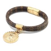 Pre-owned Fabric bracelets Louis Vuitton Vintage , Yellow , Dames