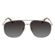 Aviator Metalen Zonnebril Lanvin , Multicolor , Heren