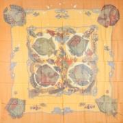 Pre-owned Silk scarves Hermès Vintage , Multicolor , Dames