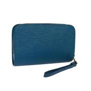 Pre-owned Leather louis-vuitton-bags Louis Vuitton Vintage , Blue , Da...