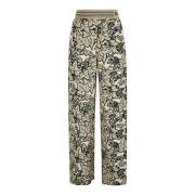 Elegante Broek voor Stijlvolle Outfits Burberry , White , Dames