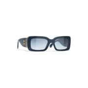 Ch5534 17900O Sunglasses Chanel , Blue , Dames