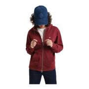 Ritshoodie Shield Gant , Red , Heren