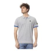 Polo shirt met korte mouwen en logo Invicta , Gray , Heren