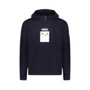 Navy Katoenen Sweatshirt Regular Fit Paul & Shark , Blue , Heren