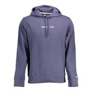 Blauwe Sweatshirt met Lange Mouwen en Ronde Hals Tommy Hilfiger , Blue...