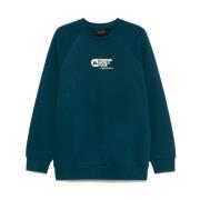 Groene Sweater met Logoprint Peak Performance , Green , Heren