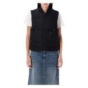 Zwarte waterafstotende Rayley-vest Carhartt Wip , Black , Dames