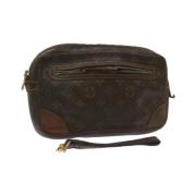 Pre-owned Canvas louis-vuitton-bags Louis Vuitton Vintage , Brown , Da...