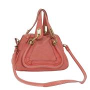 Pre-owned Leather handbags Chloé Pre-owned , Orange , Dames