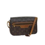 Pre-owned Canvas louis-vuitton-bags Louis Vuitton Vintage , Brown , Da...