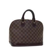 Pre-owned Canvas handbags Louis Vuitton Vintage , Brown , Dames