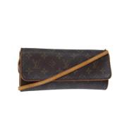 Pre-owned Canvas louis-vuitton-bags Louis Vuitton Vintage , Brown , Da...