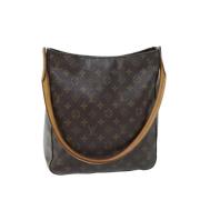 Pre-owned Canvas louis-vuitton-bags Louis Vuitton Vintage , Brown , Da...