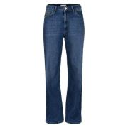 Retro-chique wide leg jeans DNM Pure , Blue , Dames