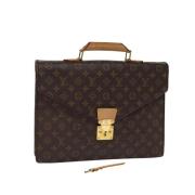 Pre-owned Canvas louis-vuitton-bags Louis Vuitton Vintage , Brown , Da...