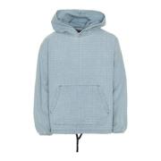 Folklore Hoodie met Oversized Fit Pleasures , Blue , Heren