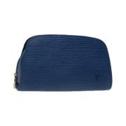 Pre-owned Leather louis-vuitton-bags Louis Vuitton Vintage , Blue , Da...