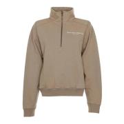 Athletic Club Quarter Zip Sweatshirt Sporty & Rich , Beige , Heren