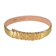 Stijlvolle Riemencollectie Moschino , Yellow , Dames