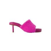 Fabric flats Jacquemus , Pink , Dames