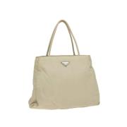 Pre-owned Nylon prada-bags Prada Vintage , White , Dames