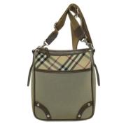 Pre-owned Canvas shoulder-bags Burberry Vintage , Brown , Dames