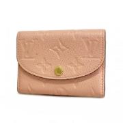 Pre-owned Leather wallets Louis Vuitton Vintage , Pink , Dames