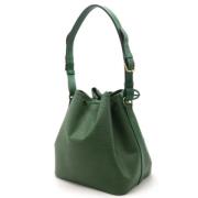 Pre-owned Leather louis-vuitton-bags Louis Vuitton Vintage , Green , D...