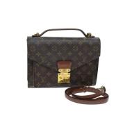 Pre-owned Canvas handbags Louis Vuitton Vintage , Brown , Dames