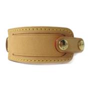 Pre-owned Leather bracelets Louis Vuitton Vintage , Brown , Dames