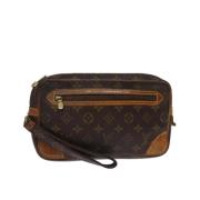 Pre-owned Canvas louis-vuitton-bags Louis Vuitton Vintage , Brown , Da...