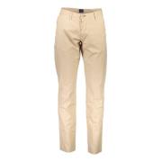 Beige Herenbroek met 4 Zakken Gant , Beige , Heren