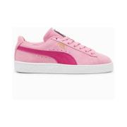 Roze Leren Sneakers Puma , Pink , Heren