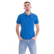 Heren Polo Shirt K-Way , Blue , Heren