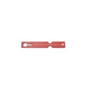 Leren Dames Sleutelhanger Accessoires Trussardi , Red , Dames