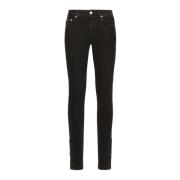 Girly Denim Logo Jeans Dolce & Gabbana , Black , Dames