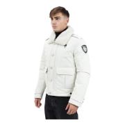 Witte Pufferjas Urban Stijl Blauer , White , Heren