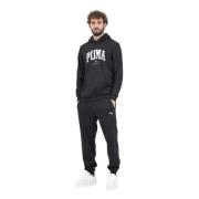 Zwarte Squad Trainingspak Herfst Winter Puma , Black , Heren