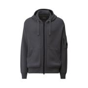 Hoodie in zwart breisel C.p. Company , Gray , Heren