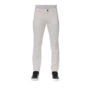 Jeans met knoop- en ritssluiting en voor- en achterzakken Trussardi , ...