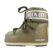 Lage Icon Winterlaarzen Moon Boot , Green , Dames