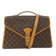 Pre-owned Canvas louis-vuitton-bags Louis Vuitton Vintage , Brown , Da...